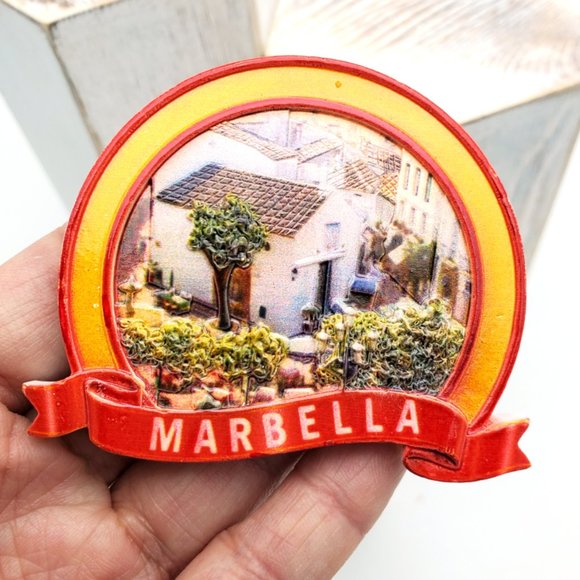 Marbella‎ Spain Fridge Magnet Travel Souvenir Refrigerator Magnetic Collectible - Picture 4 of 4